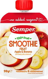 Fruktsmoothie Äpple & Banan Från 6 Månader