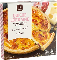 Quiche Lorrain Ost & Bacon Paj Fryst/1 Port
