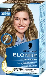 Hårfärg Blonde M1 Super Slingor 1-p Schwarzkopf