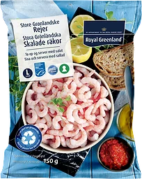 Skalade räkor L