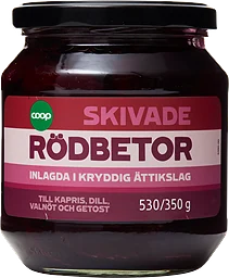 Rödbetor Skivade