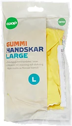 Gummihandskar Large