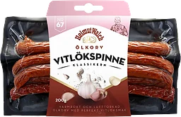 Vitlökspinne Ölkorv