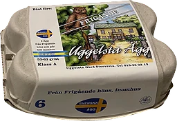 Ägg 6-pack Frigående Höns