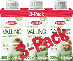 Fullkornsvälling 12 Mån 3-pack