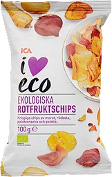 Rotfruktschips KRAV