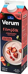 Laktosfri Filmjölk Jordgubb & smultron 3,5%