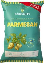 Potatischips Parmesan