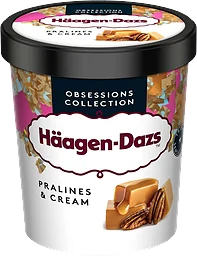 Glass Pralines & Cream Häagen Dazs