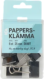 Pappersklämma 25 mm