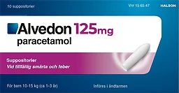 Suppositorier 125mg