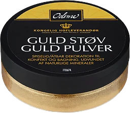 Bakdekoration Pulver Guld