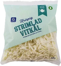 Vitkål Strimlad