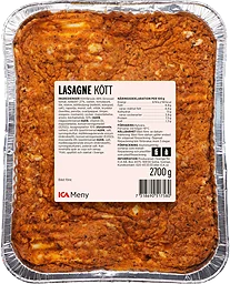 Lasagne Kött