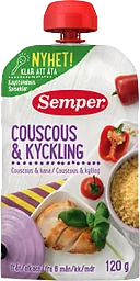 Couscous & kyckling Från 6m