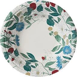 Djup Tallrik 18cm Flora 12-p