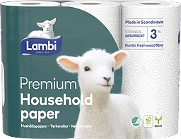 Hushållspapper Premium 3p