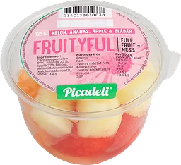 Fruitful Melon Ananas Äpple Blåbär
