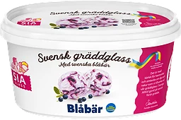 Gräddglass Blåbär