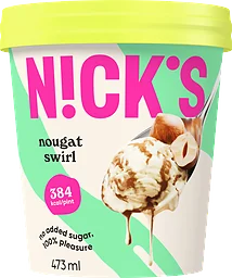 Nougat Swirl Glass