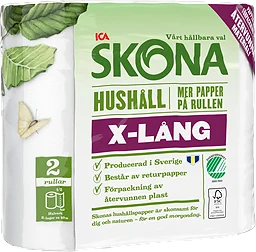 Hushållspapper X-lång 2-p