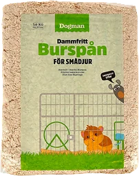 Burspån för smådjur