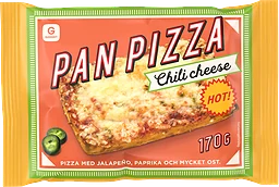 Chili Cheese Pan Pizza Fryst