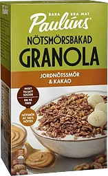 Jordnötssmör Kakao Granola