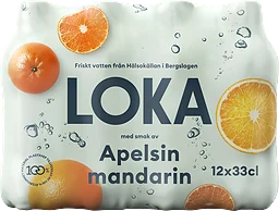 Apelsin Mandarin Kolsyrat Vatten Pet