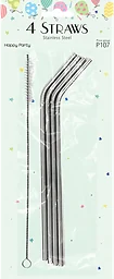 Sugrör metall 4-p