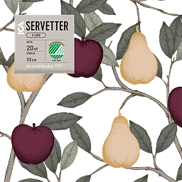 Servett 33cm Apel 20-p