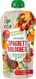 Barnmat Spaghetti bolognese 6m Ekologisk