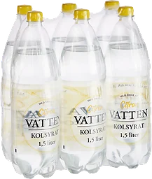 Kolsyrat Vatten Citron 6-p ICA
