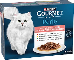 Mini Fillets Perle Kattmat i Sås 8-pack