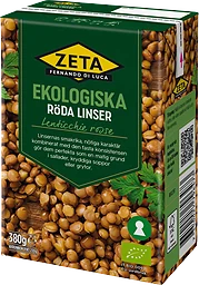 Röda Linser Ekologisk 380g