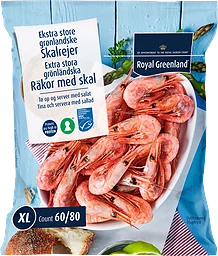 Räkor med skal 60/80