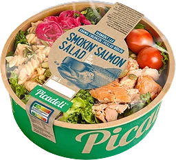Pastasallad Varmrökt Lax