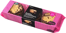 Dubbla chokladflarn