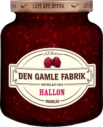 Hallonmarmelad