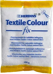 Fixeringsmedel för textilfärg