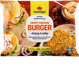 Crispy chicken burger