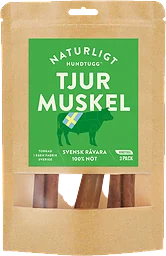 Tjurmuskel Hundgodis 3-pack