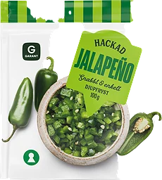 Jalapeno Hackad Fryst