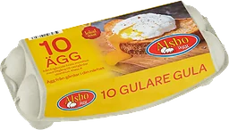 Ägg M/L Gulare Gula 10-pack