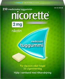 2mg Nikotintuggummi