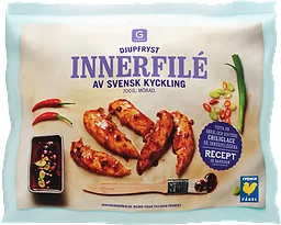Innerfilé av Svensk Kyckling Fryst