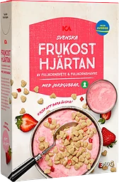 Frukosthjärtan med Jordgubbar