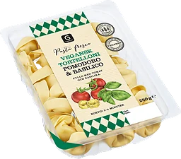 Tortelloni Pomodoro & Basilico Vegansk Färsk Pasta