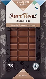 Mjölkchoklad Utan Tillsatt Socker SureTaste