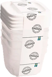 Förvaringsburk 9 cl 4-p Nordiska Plast